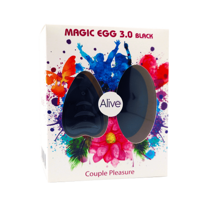 OVETTO VAGINALE VIBRANTE MAGIC EGG MAX BLACK