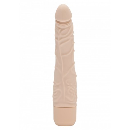 VIBRATORE VAGINALE ANALE REALISTICO SLIM DILDO FALLO VIBRANTE IN SILICONE SKIN SEX TOYS GET REAL